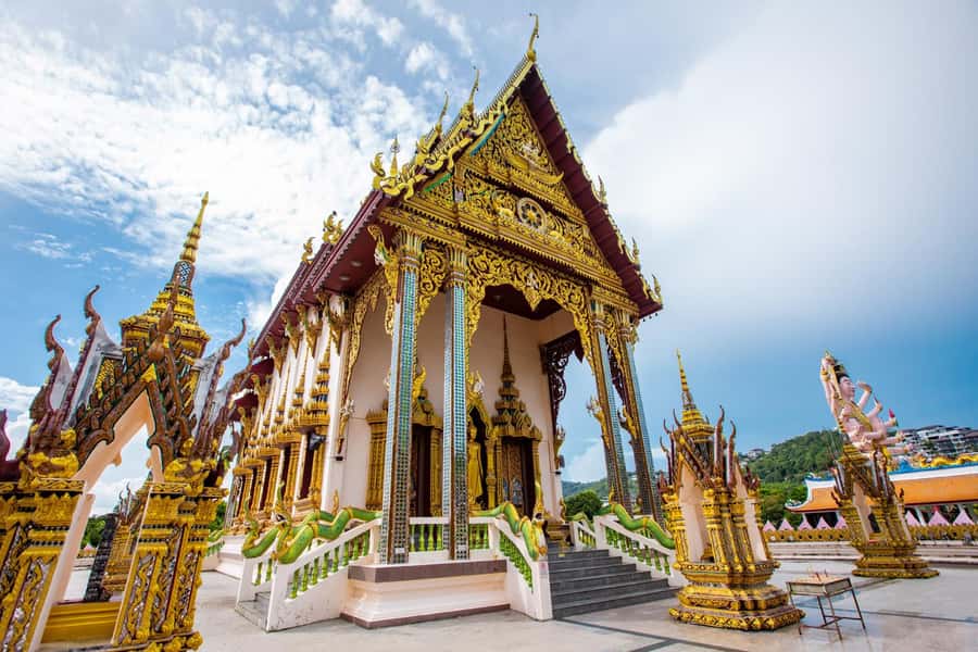 Koh Samui Adventure: Hidden Gems & 4x4 Safari Tour /w Lunch - Wat Teepangkorn brings the highest views