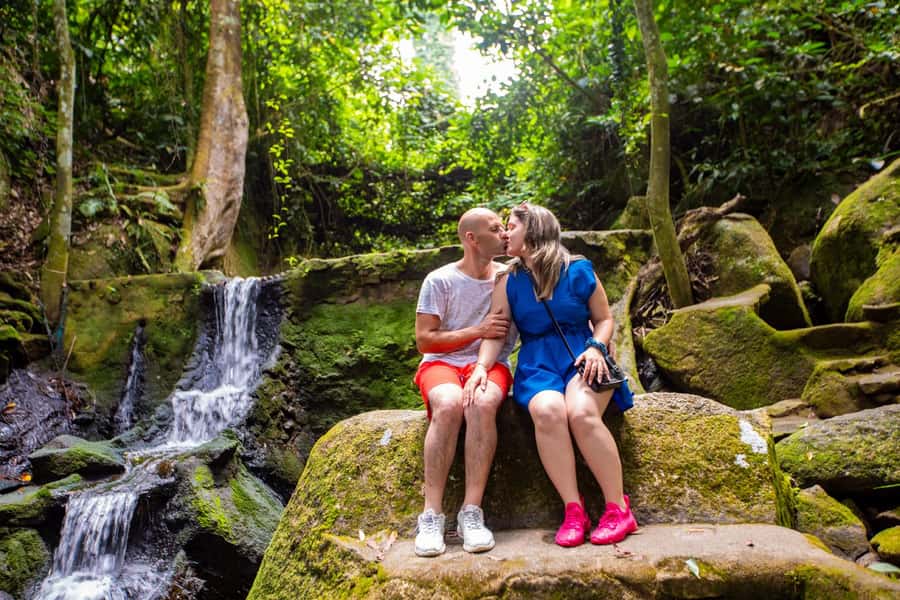 Koh Samui Adventure: Hidden Gems & 4x4 Safari Tour /w Lunch - Big Buddha and Wat Plai Laem begin the day