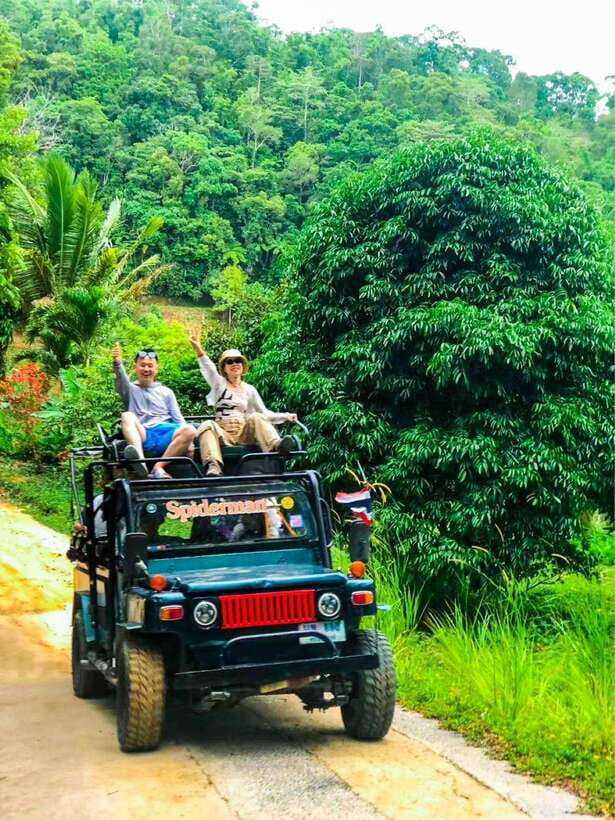 Koh Samui Jungle Adventure: 4x4 Off-Road Safari & Lunch - Starting in a rugged open-air jeep