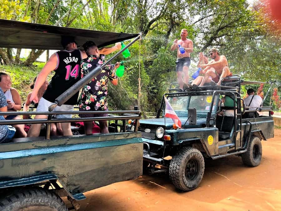Koh Samui: Mr.Ung's 4WD Wild Jungle Safari Tour with Lunch - Climbing through coconut farms and mountain jungle