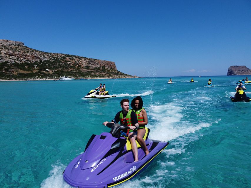 Kolymvari - Afrata & Menies Jet Ski Safari - Menies Beach adds a second swimming stop