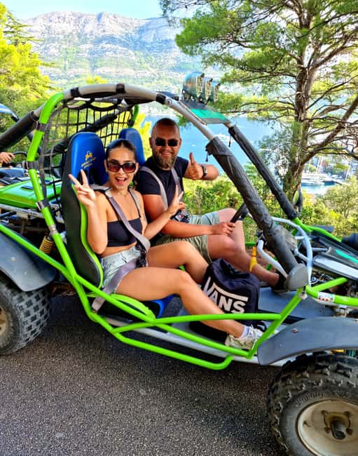 Korcula: Buggy Safari with Local Food and Wine Tasting - Driving 35 to 40 kilometers across the island