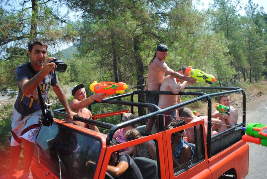 Kusadasi Jeep Safari w/ Lunch and Water Fight - Seven Hours of Mountain Roads and Sea Views