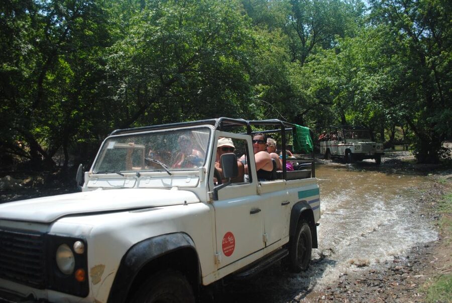 Kusadasi Jeep Safari w/ Lunch and Water Fight - Kursunlu Monastery Above the Forest