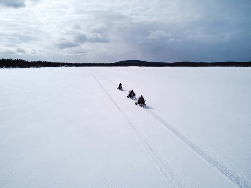Levi: 2.5-Hour Snowmobile Safari (option to buy 360 video) - A reindeer-farm welcome before the engines start