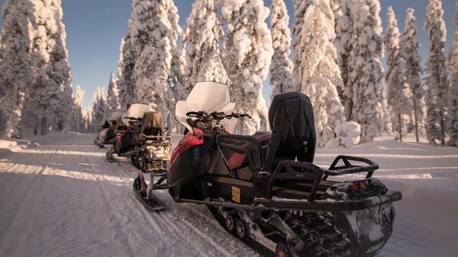 Levi: Snowmobile Safari to the Levi Nature - Bringing children on the safari