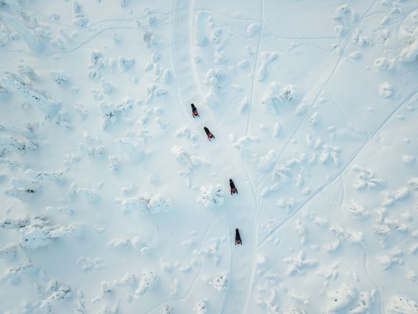 Levi: Snowmobile Safari with Ice Fishing and Outdoor Lunch - Key points at a glance