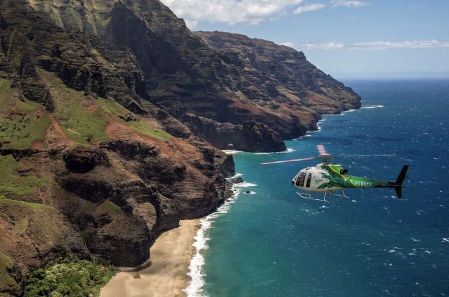 Lihue: Deluxe Waterfall Safari Helicopter Tour - The Na Pali Coast from above