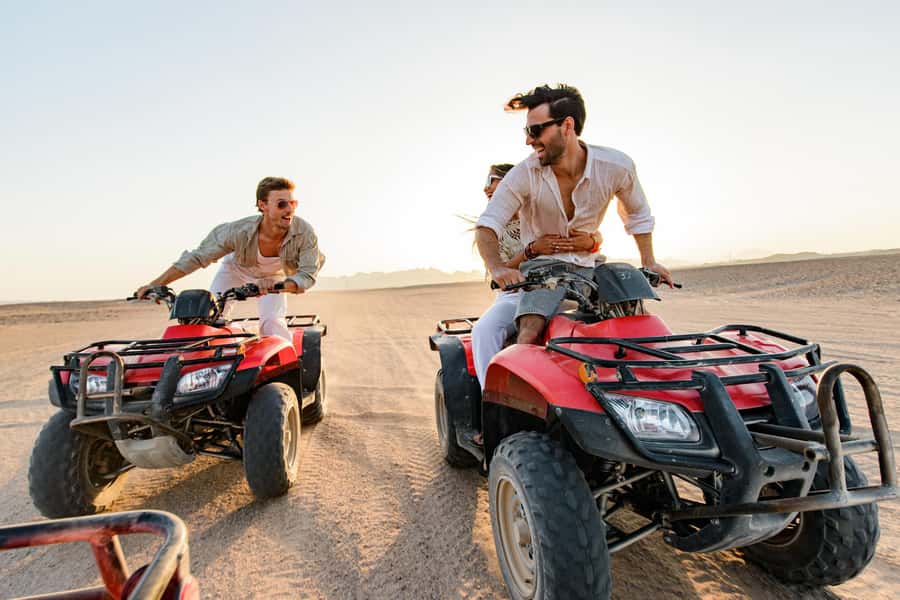Luxor: Quad Bike Safari Experience - Learning the quad bike controls