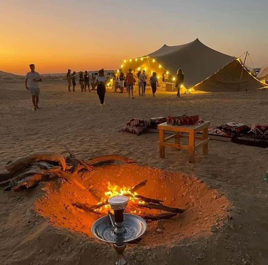 Luxury Overnight Desert Safari in Salalah - A Bedouin evening with simple camp comforts
