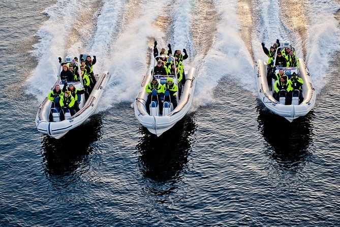 Lysefjord RIB Safari from Stavanger - Islands, fish farms, and the run toward Lysefjord