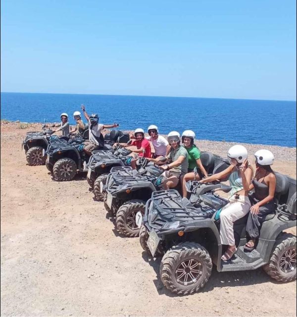 Malia: Off-Road Quad Safari Tour with Lunch and Transfers - Sisi: swim, lunch, and a traditional tavern