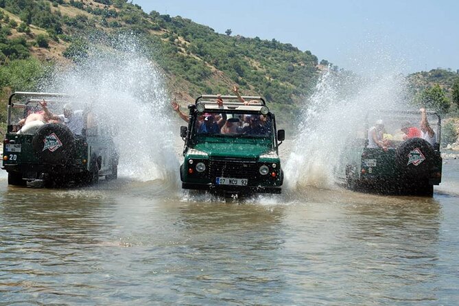 Marmaris Jeep Safari Tour With Waterfall and Water Fights - The muddy tracks and the famous water fight