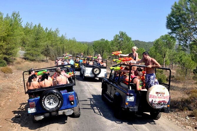 Marmaris Jeep Safari Tour With Waterfall and Water Fights - Turkish-style lunch in Orhaniye