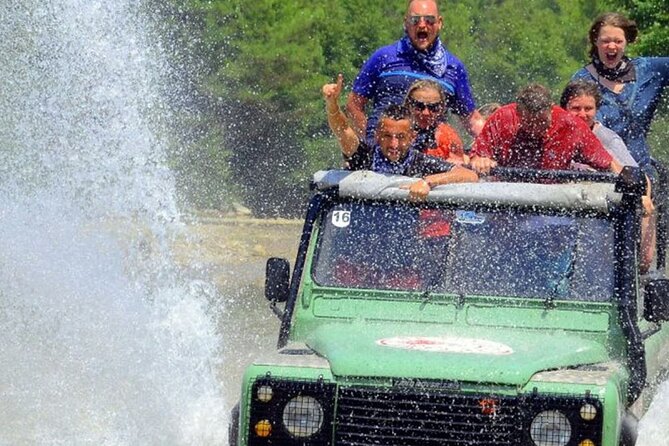 Marmaris Jeep Safari Tour With Waterfall and Water Fights - Jesus Beach and the shallow walk into the sea