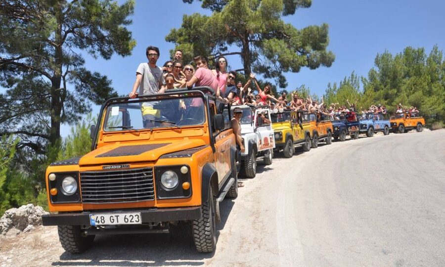 Marmaris Jeep Safari Water Fight, Colour and Foam Party - Jesus Beach and its shallow water