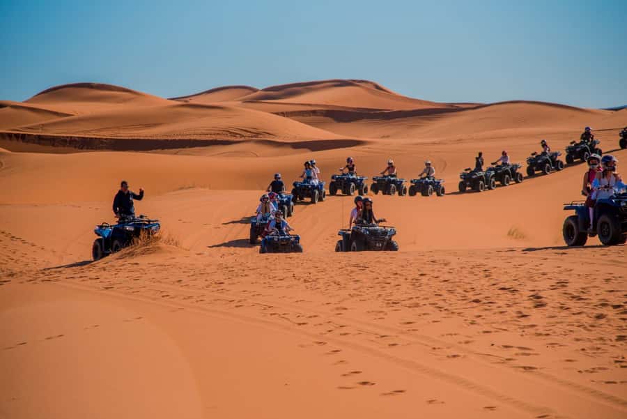 Merzouga : Adventure Quad Bike Safari, & Sandboarding - Sandboarding on the soft slopes