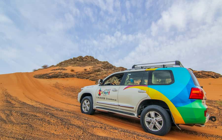Mleiha Desert Safari with Sandboarding, Stargazing & Dinner - Archaeology, agriculture, and Mleiha’s rock formations