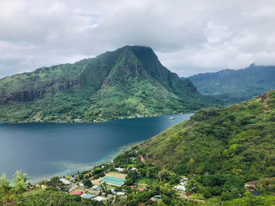 Moorea:4X4 safari excursion between land and sea with lunch - Lunch Comes With a View and a Local Show