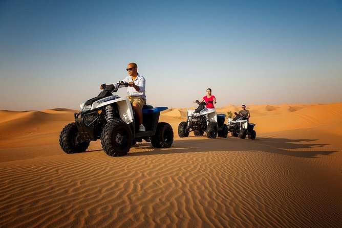 Morning Desert Safari with Quad Bike Tour Abu Dhabi - Leaving Abu Dhabi for the Al Khatim dunes