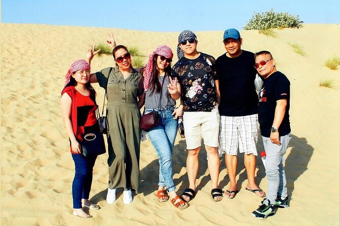 Morning Dubai desert safari - camel rides, quad bikes, dune buggies,dune bashing - The ride from Dubai into the dunes