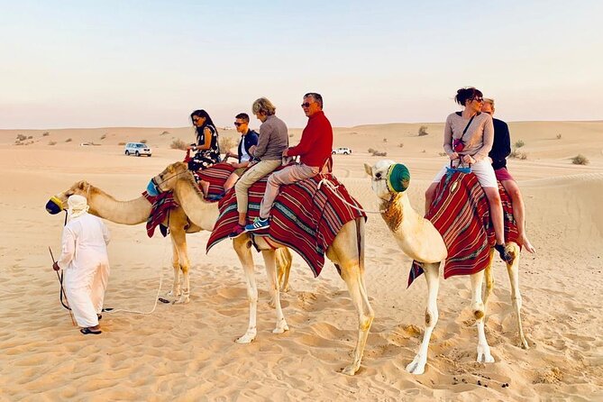 Morning Red Dunes Safari: Camel Ride & Sandboarding Adventure - The camel ride: authentic touch, short stop