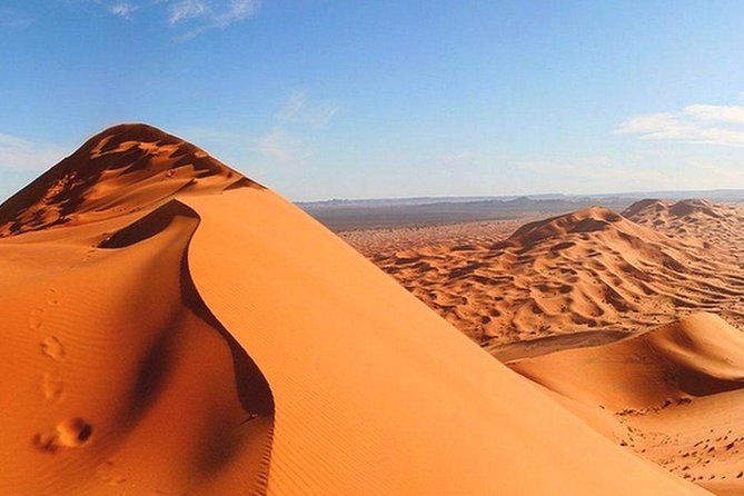 Morning Red Dunes Safari: Camel Ride & Sandboarding Adventure - From your Dubai address to the red dunes
