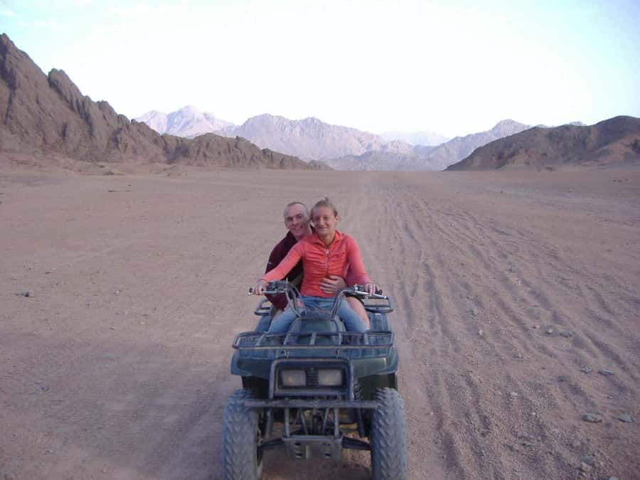 Morning Trip: Desert Safari Riding a Speed Quad Bike, Pickup - Forty-five minutes across the Eastern Sahara