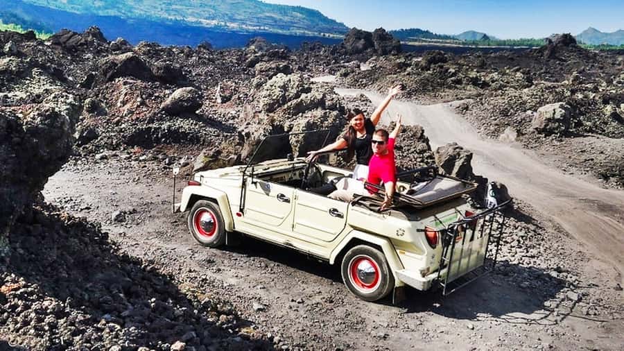 Mount Batur: Private Volkswagen Volcano Safari - Lunch with a view, then coffee and tea tasting