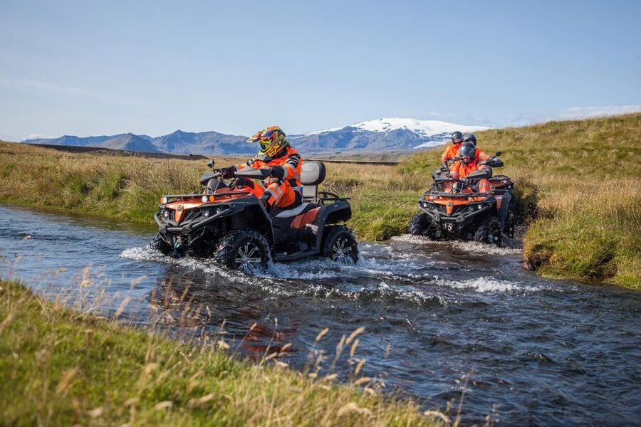 Mýrdalsjökull: South Coast ATV Quad Bike Safari - From rough tracks to rivers and a mountain valley