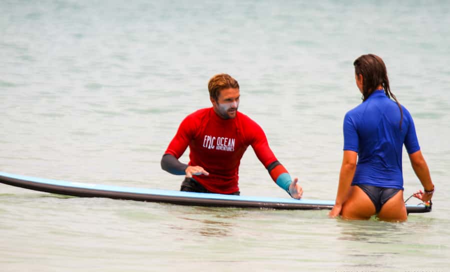 Noosa: Epic Learn to Surf Safari 4x4 - Double Island Point - The surf lesson: what beginners should expect