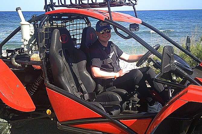 Off-road Buggy Safari in Crete with a Guide - Potamos Beach and the final swim