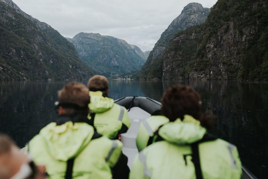 Øystese: Hardangerfjord RIB safari to the Fyksesund branch - The short stop around Kvamsøy