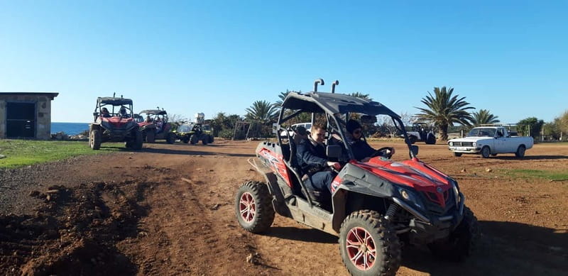 Paphos: Buggy Safari to Akamas Peninsula with Lunch - Following Paphos harbor toward Coral Bay