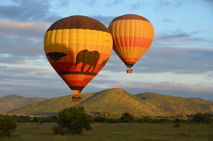 Pilanesberg National Park/Sun City Hot Air Balloon Safari - The early pickup and drive into the park