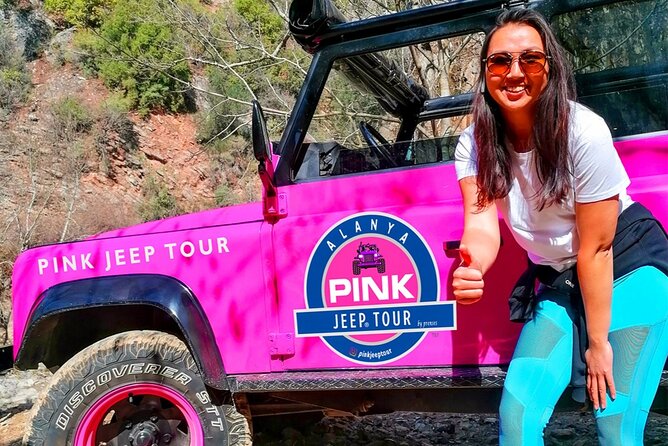 PINK JEEP TOUR - Alanya Jeep Safari - Seyir Terasi and the Alanya panorama
