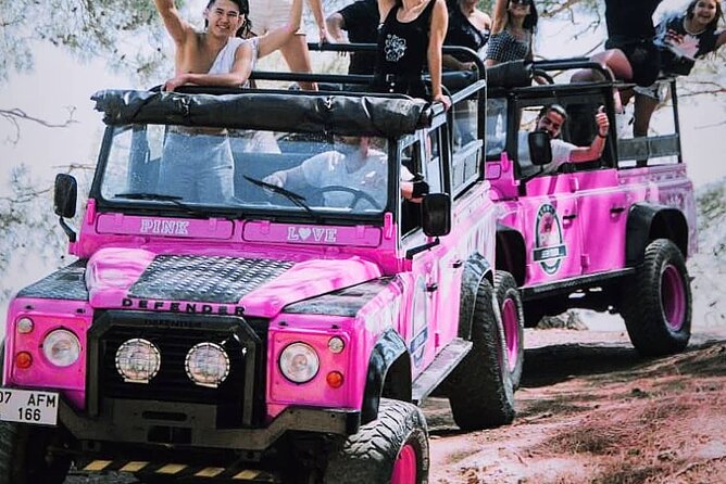 PINK JEEP TOUR - Alanya Jeep Safari - Family fun, water fights, and the pace of the day