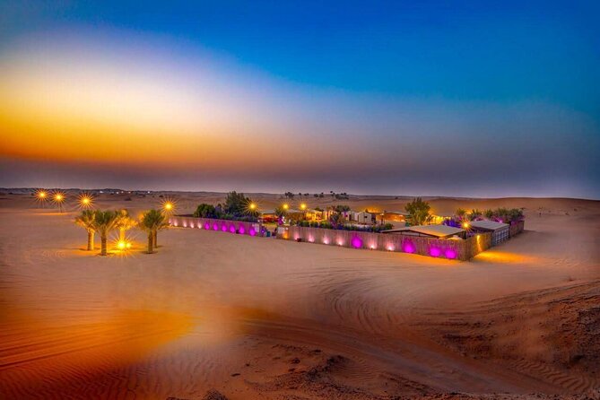 Premium Desert Safari, food Service with 4 alcoholics drinks - Buffet dinner with vegetarian choices