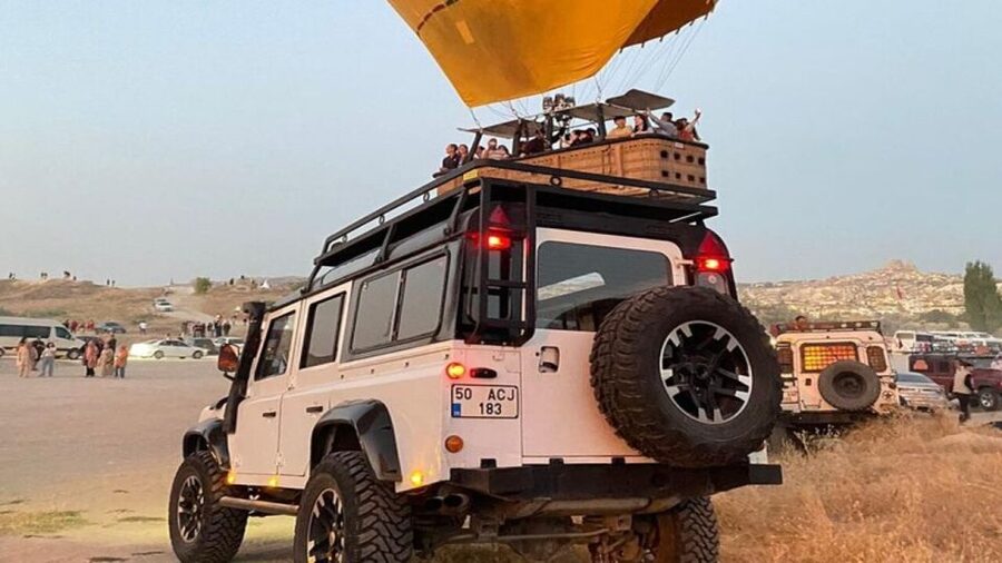 Private Cappadocia Jeep Safari : Sunrise & Sunset - Setting out in a modern Hilus 4x4