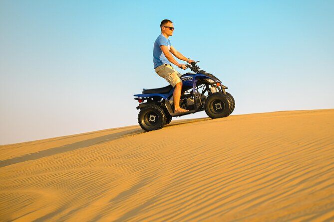 Private Dune Bashing in Abu Dhabi - Morning Desert Safari - The remote camp and its small menu of activities