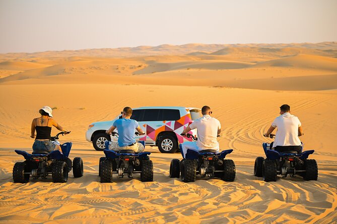 Private Dune Bashing in Abu Dhabi - Morning Desert Safari - A quiet pause after the adrenaline