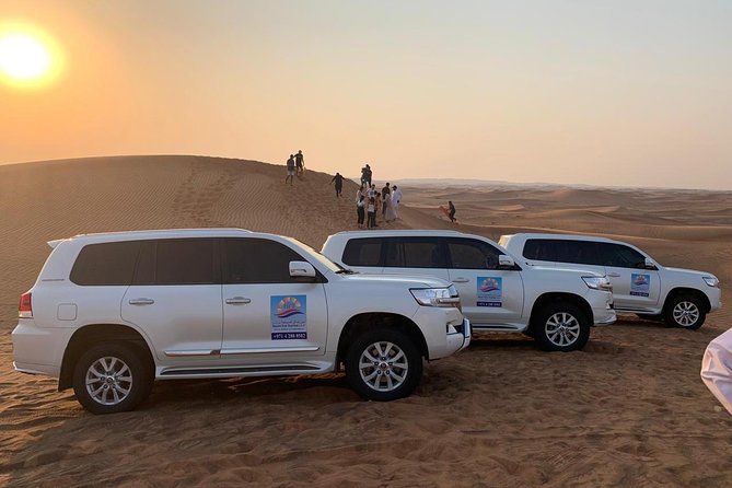 Private Evening Desert Safari with BBQ Dinner & Sand Boarding - Your private pickup from Dubai, around 3 to 4 PM