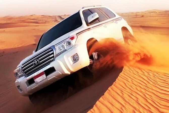 Private Premium Desert Safari 4x4 Vehicle with BBQ Dinner - DUBAI - Dune bashing in a private 4x4