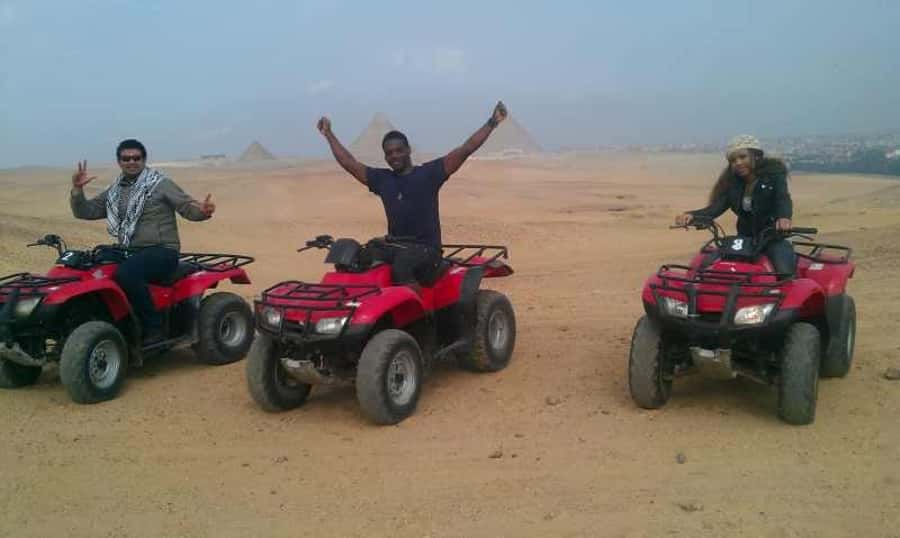 Pyramids of Giza: 1-Hour Quad Bike Desert Safari - The one-hour quad bike route