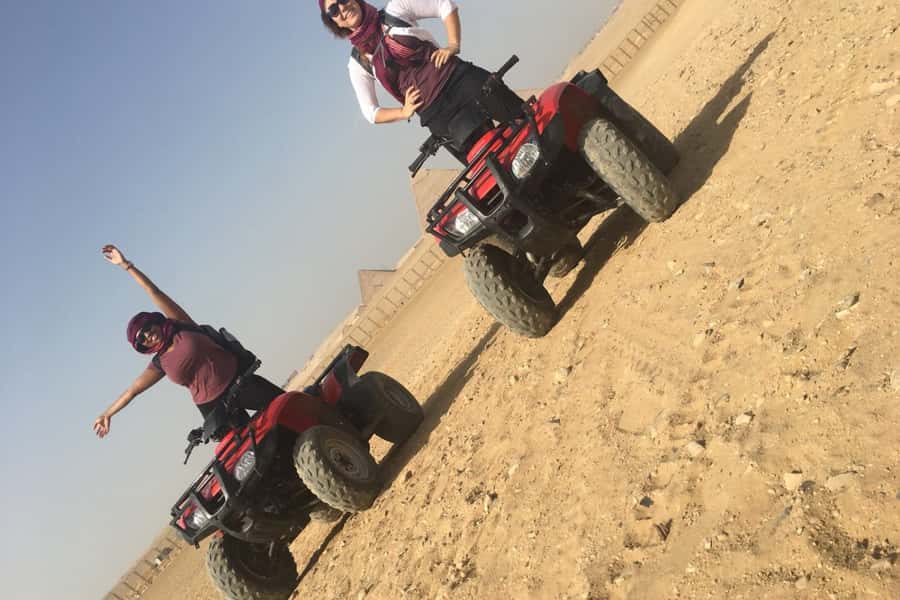 Pyramids of Giza: 1-Hour Quad Bike Desert Safari - Optional camel ride and pyramid entry