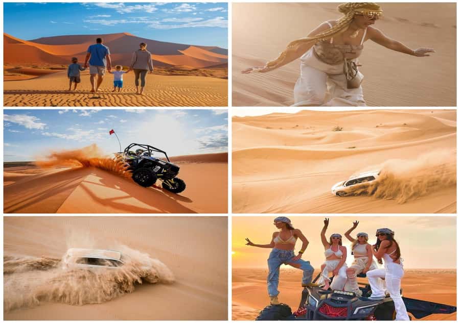 Qatar: Desert Safari, Camel Ride, Inland sea, Sandboarding - Four and a half hours from Doha to the Inland Sea