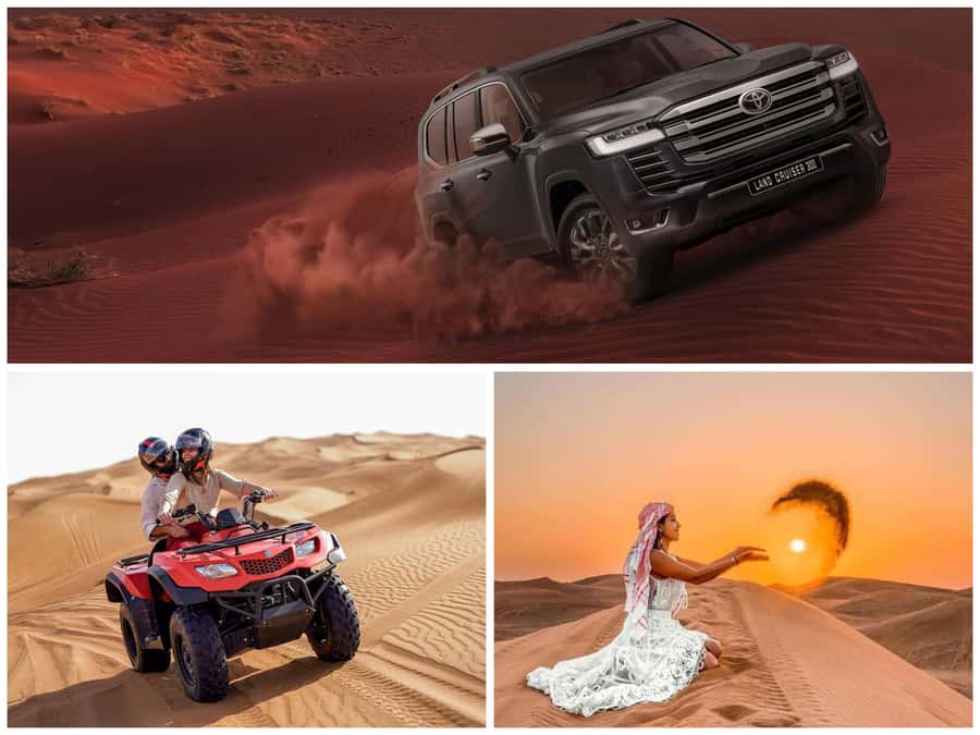 Qatar: Desert Safari, Camel Ride, Inland sea, Sandboarding - Who will enjoy this safari most