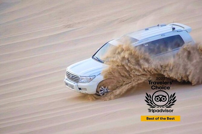 Qatar Gold Dune Safari, Dune Bashing,Camel Ride,Sand Boarding,Inland Sea Desert - Dune bashing in a 4x4