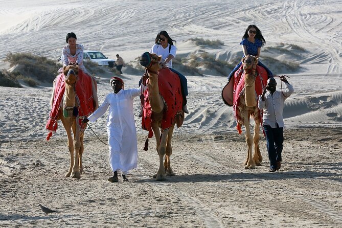 Qatar Half Day Desert Safari(Camel Rides & Sandboarding) - Sandboarding and camel riding
