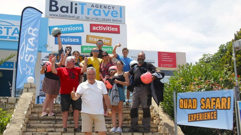 Rethymno Bali & Panormo:Quad Safari & visit Cave 57km 4hours - Getting started with a safety lesson